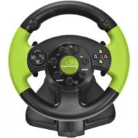 Volant Gaming High Octane avec pédales USB PC PlayStation 3 Xbox 360 - ESPERANZA