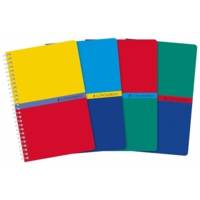 Carnet reliure spirale 11x17 cm 100 pages petits carreaux papier 70g - CONQUÉRANT