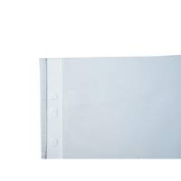 Sachet 100 pochettes perforées PP A4 grainé 5/100 Transparent - EXACOMPTA
