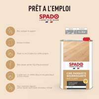 Bidon 1 l cire nourrissante parquets bois clairs - SPADO