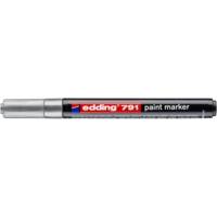 Marqueur Peinture 791 Argent Pointe Ronde 1-2 mm - EDDING