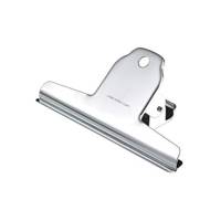 Lot de 2 pinces Spring clip 100 mm argent - WONDAY