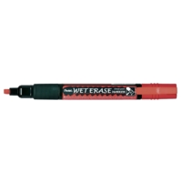 Marqueur "WET ERASE SMW26", pointe biseautée, rouge - Pentel