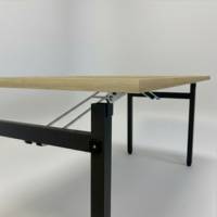 Table pliable Tambu 160x80cm chêne delano - intérieur - RestooTab