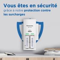 Eneloop Chargeur Compact Charger BW-CC50 avec 2xAA 2000 mAh - PANASONIC