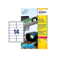 Boite de 280 étiquettes laser inaltérables blanches 99,1x38,1 L7063-20 - AVERY Zweckform