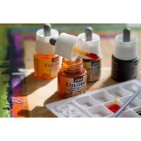 Flacon 45ml Encre COLOREX Aquarelle TABAC - PÉBÉO