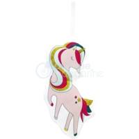 Kit Créatif Enfant - Doudou en coton Imprimé à Peindre - SIMONE LA LICORNE - AVENUE MANDARINE
