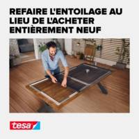 Insect Stop® Rlx moustiquaire Alu gris pour portes, recoupable 1,2m x 2,5m - TESA