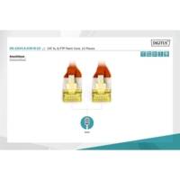 Pack de 10 Câble de brassage CAT 6A S/FTP 3m Rouge - DIGITUS