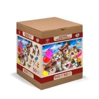 Puzzle en Bois Fête des chats 505 pièces - WOODEN CITY