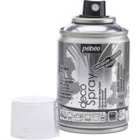Aérosol 100 ml Peinture opaque permanente faible odeur CHROME ARGENT - PÉBÉO