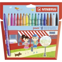 Etui de 18 feutres Feutres POWER Pointe Moyenne - Stabilo