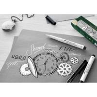 Feutre PITT artist pen pointe 1,5mm blanc - FABER-CASTELL
