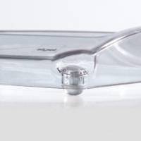 Ramasse monnaie "Standard" Plastique cristal 185 x 194 x26mm - SIGEL
