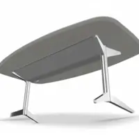 Table de réunion blanche Hide Tech EFG 210x100 ALLISON 2 - OCCASION
