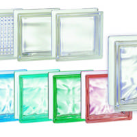 Brique de verre 198 transparente incolore - 19 x 19 x 8 cm - Gedimat - LA ROCHERE