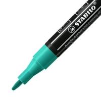 Marqueur pointe fine FREE acrylic T100 vert turquoise - STABILO