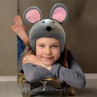 Housse de casque fantaisie Multisport ANIMALS Souris - COOLCASC