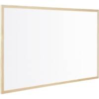 Tableau mélaminé cadre bois lisse lavable 60x40cm - Q-CONNECT
