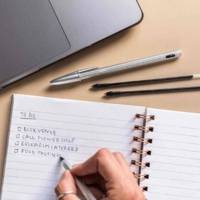 Etui de 3 Recharges pour Stylo Bille Cristal Re'New Pointe Moyenne Noire - BIC