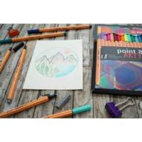 Etui 18 stylos feutres point 88 ARTY Pointe fine assorties - STABILO