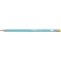 Crayon graphite pencil 160 bout gomme HB - bleu clair - STABILO