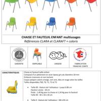 Fauteuil Clara Enfant Empilable – ArtProg
