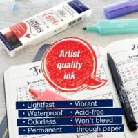 Etui de 4 Feutres PITT artist pen "Love Letters" - FABER-CASTELL