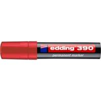 Marqueur Permanent 390 Rouge Pointe Biseau Large 4-12 mm - EDDING