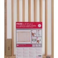 Barrière de protection PRUNE pour enfants bois brut - h.77 cm l.69 à 107 cm - Gedimat - NORDLINGER