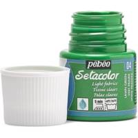 Flacon 45 ml Peinture Setacolor pour tissus clairs Vert Prairie - PÉBÉO