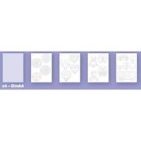 Pochette de 4 feuilles de plastique magique transparent - APLI