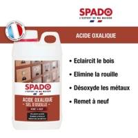 Flacon 750 g Acide Oxalique - Sel D'Oseille - SPADO
