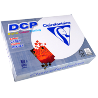 Ramette 500 Feuilles Papier DCP 80g A4 210x297 mm Certifié FSC Blanc - Clairefontaine