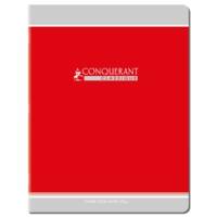 Cahier agrafé Pelliculé 17 x 22 cm grands carreaux 96P 90g coloris aléatoire - CONQUÉRANT
