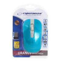Souris Sans Fil 2.4GHZ Optique 4D USB URANUS Bleu - ESPERANZA