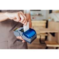 Bobine pour tickets de carte bancaire 57x30mm - 9m - 1 pli thermique 55g/m2. - EXACOMPTA