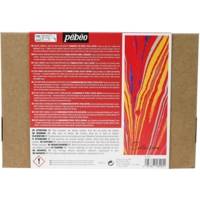 Coffret Collection Peinture à Effet Marbré - 10 Flacons Bouchon Pipette de 45 ml - PÉBÉO