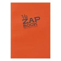 Bloc 1/2 Zap Book encollé grand coté 80 Feuilles A5 80g couvertures assorties - CLAIREFONTAINE