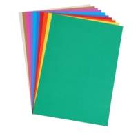 Bloc papier dessin lisse maya 20 feuilles A4 120g 10 teintes vives - CLAIREFONTAINE