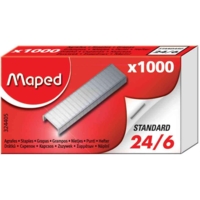 Boite de 1000 Agrafes 24/6 zinguées - Maped