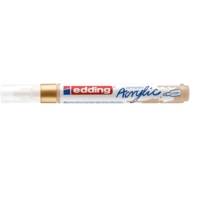 Marqueur Acrylique 5100 Or Précieux Pointe Moyenne 2-3 mm - EDDING