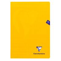 Cahier MIMESYS Piqué Polypro 21 x 29,7 cm 96 pages 90g Séyès Jaune - Clairefontaine