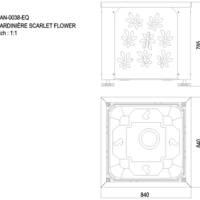 Jardinière Flowers 205L - Husson