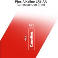 Pack 2 Piles Plus Alkaline LR6 Mignon AA - CAMELION