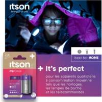 Pack de 2 Piles Alcalines LR14/C 1,5V ItsPOWER - ITSON