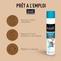 Désodorisant Destructeur d'odeurs animales - Pulvérisation sèche - 500 ml - BOLDAIR
