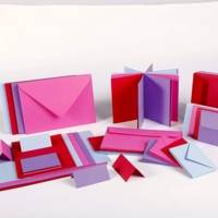 Pack de 20 Enveloppes 120g 110x220 rose fuchsia - CLAIREFONTAINE