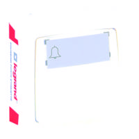 Poussoir avec porte-étiquette ASL blanc - Gedimat - LEGRAND